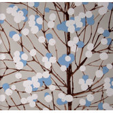 Lumimarja Wallpaper in Blue and White by Erja Hirvi