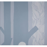 Aarni Wallpaper in Grey by Maija Louekari