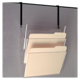 Wall File, 13"x4-1/8"x7", Letter, Clear