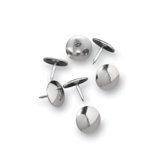 Thumb Tacks, 1/2" Point, 100/BX, Steel
