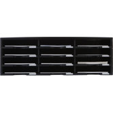 12 Compartment Literature Organizer