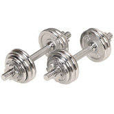 Chrome Dumbbell Set