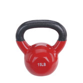 15 lbs Vinyl Coated Kettle Bell