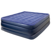 Queen "Raised" Flock Top Air Bed