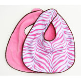 Boutique Zebra Bib Set (Set of 2)