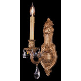 Appassionata Wall Sconce in Bronzed Gold Leaf