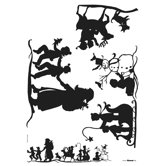 Wandtattoo Set'Winterparade' - 50 x 70 cm