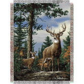 Entertainment Tapestry Throw Blanket - Hautman Brothers King Stag