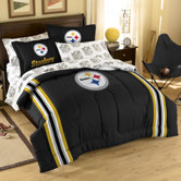 NFL Pittsburgh Steelers Embroidered Twin / Full Comforter Set