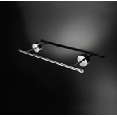 Duemila 23.6" x 5.9" Double Towel Bar in Polished Chrome