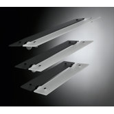 Duemila  19.7" x 5.1" Frosted Glass Shelf in Polished Chrome