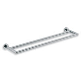 Baketo Double Towel Bar in Polished Chrome