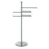 Complements 35.6" x 10.8" Rampin Towel Stand in Polished Chrome