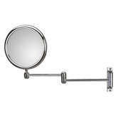 Doppiolo Wall-Mount Magnifying Cosmetic Mirror