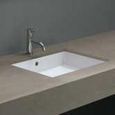 Ceramica Valdama Cubo Undermount Bathroom Sink