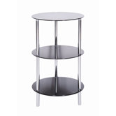 Sierra 3 Tier Round Shelving Unit