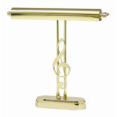 Digital Piano Lamp in Polished Brass