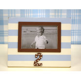 Stripe 2nd Birthday Picture Frame