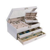 Alana Large Windowed Jewelry Box