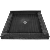 Triple Curb Square Shower Base