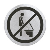 Signo Door Plate "Please Sit Down"