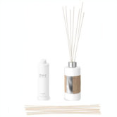 Spa Porcelain and Bamboo Room Scent Diffuser Set