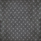 Metro Design Textured Metallic Tile 18" Vinyl Tile in Black