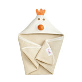 Cream Chicken Hooded Towel