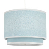 Raindrops Double Cylinder Light in Aqua