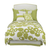 Modern Berries Duvet in Green
