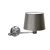 Swing Arm Wall Light in Satin Nickel