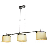 Pendant in Chrome and Wenge Paint