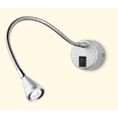 Book Large Round Wall Light in Chrome