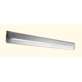 Alu Long Wall Light in Aluminium