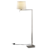 Torino Floor Lamp in Satin Nickel