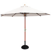 2m Patio Parasol in Creamy White