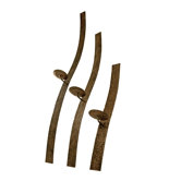 Wrought Iron Handmade Wall Sconce (Set of 3)