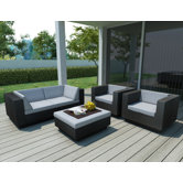 Beach Grove Park Terrace 6 Piece Deep Seating Group with Cushions