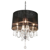 Beaumont Four Light Chandelier in Chrome