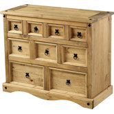 Corona 9 Drawer Wide Chest