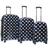 Montego Bay ABS Hardcase 3 Piece 4 Wheels Luggage Set