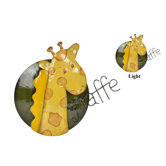 Giraffe LED Wall Sculpture (Set of 2)