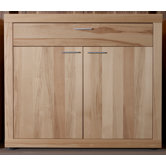 92 x 108cm Kommode "Joy" in Kernbuche furniert mit 1 Schubfach