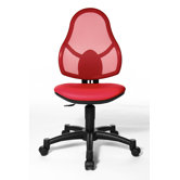 Open Art Junior Kids Swivel Chair in Red
