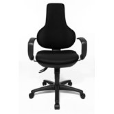 Ergo Point Swivel Chair in Black