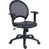 Sirocco Leather with Mesh Back Chair