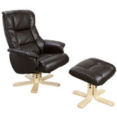 Chicago Luxury Recliner in Black