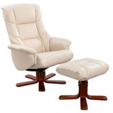 Chicago Luxury Recliner in Cream