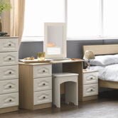 Visualise Bordeaux Dressing Table Set