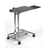 Laptop Cart with Mouse Pad in Chrome